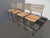Set of Four Vintage Westminster Teak & Stainless Steel Vogue Bar Stools For Sale - Image 4 of 13