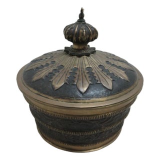 John Richard Brass Acanthus Bowl Urn Storage Planter French Regency For Sale