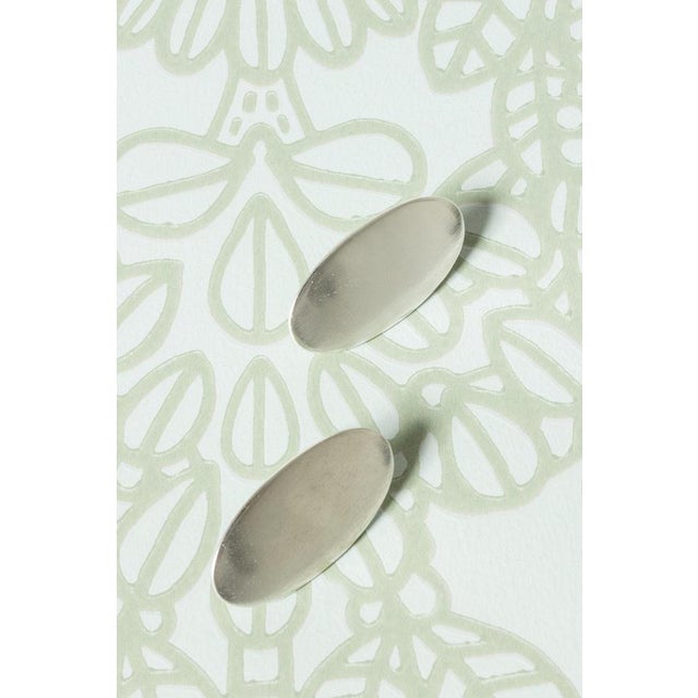 Modern Modernist Silver Earrings from Niels Erik, 1960s, Set of 2 For Sale - Image 3 of 6