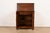 1980s Baker Furniture French Louis Philippe Carved Walnut Flip-Top Server or Bar Cabinet For Sale - Image 5 of 12