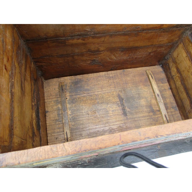 Chinese Provincial Lidded Trunk Hand Made Antique For Sale - Image 9 of 11