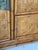 Ornamental & Decorative Materials Vintage Boho Coastal Dixie Campaign Style Faux Bamboo Sideboard With Herringbone Panels For Sale - Image 7 of 12