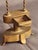 Rare 18thC Antique Brass Havdalah Compendium Spice Box Tower Adjustable Candle For Sale - Image 11 of 18