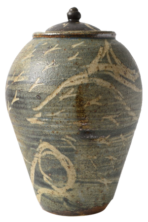Danish Stoneware Studio Pottery Vase, 1970s