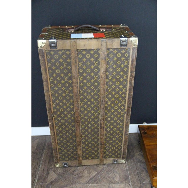 Vintage Cabin Trunk in Monogram Canvas from Louis Vuitton, 1920 For Sale - Image 17 of 18