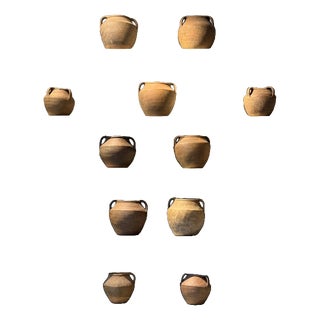 19th Century Terracotta Pots, Spain, Set of 11 For Sale