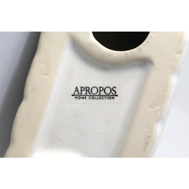 White Ceramic Fish Sculptures - Set of 3 For Sale - Image 10 of 12