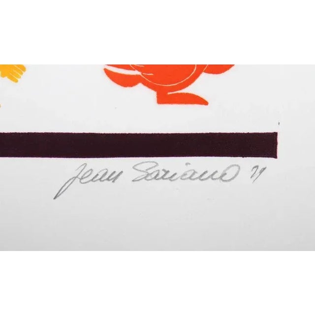 Artist: Jean Sariano, Algerian/American (1943 - ) Title: Eyes Witness Mews Year: 1979 Medium: Intaglio Etching with...