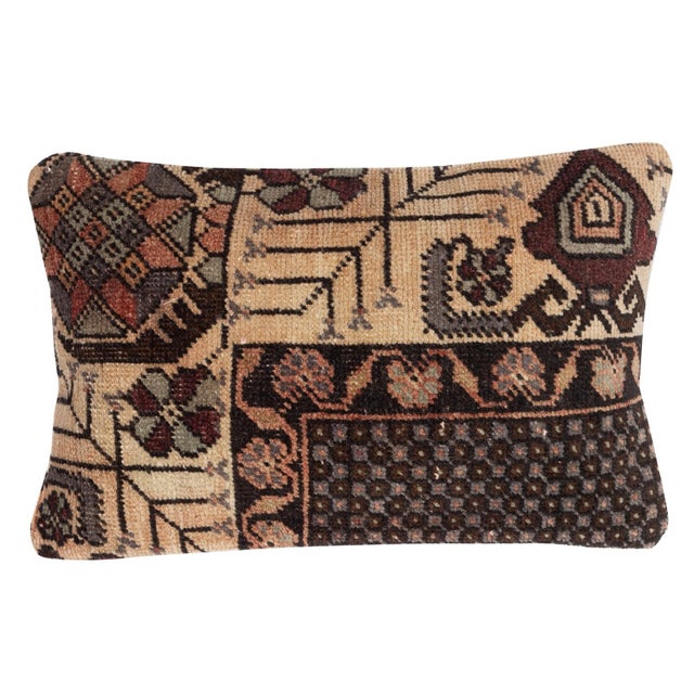 Bring history and warmth into your home with this vintage handmade Turkish wool rug cushion cover set. This pair of...