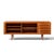 Kofod-Larsen for Faarup Møbelfabrik Mid Century Danish Teak Tambour Door Credenza For Sale In Chicago - Image 6 of 11