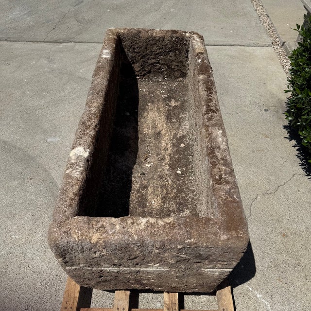 Stone Antique Limestone Trough 51126c For Sale - Image 7 of 7