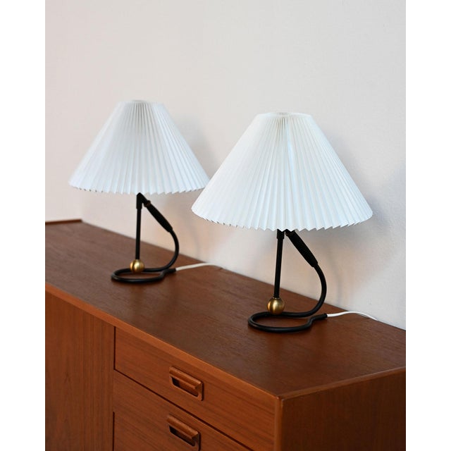 Kip-Lamp Lamps by Kaare Klint for Le Klint, 1940s, Set of 2 For Sale - Image 3 of 13