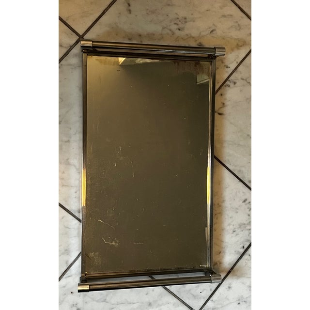 Silver Modern Chromed Tray by Jacques Adnet, 1930s For Sale - Image 8 of 14