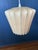 Mid-Century Modern Vintage Mid-Century Modern Resin and Metal Cocoon Pendant Lamp Shade For Sale - Image 3 of 12