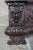 Monumental Antique Italian Renaissance Figural Mahogany Bookcase Curio Display Cabinet For Sale - Image 10 of 12