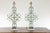 Metal Italian Bronze Midcentury Table Lamps with Scrolling Motifs, on Lucite Bases For Sale - Image 7 of 12