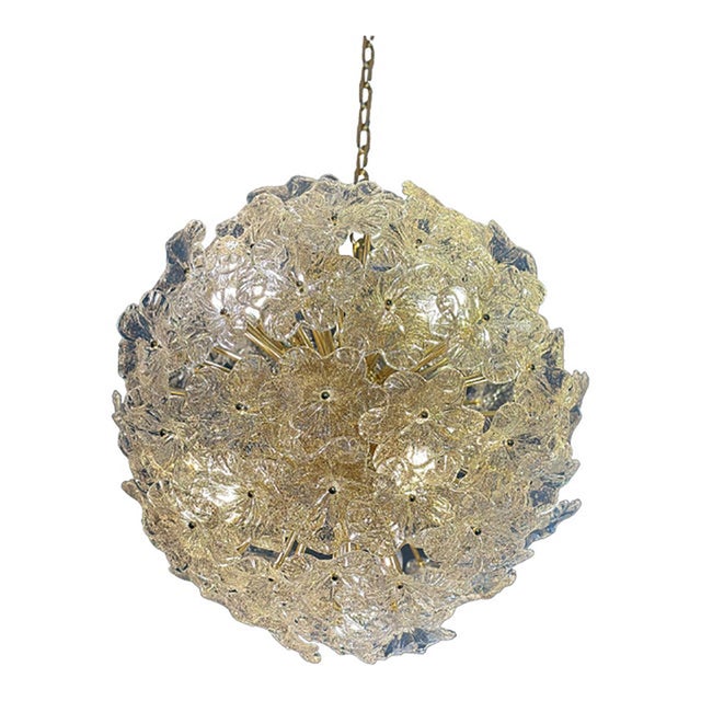 Italian Murano Style Glass Chandelier by Simoeng For Sale - Image 9 of 9