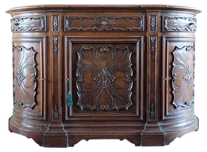 Vintage Walnut Sideboard, 1930s