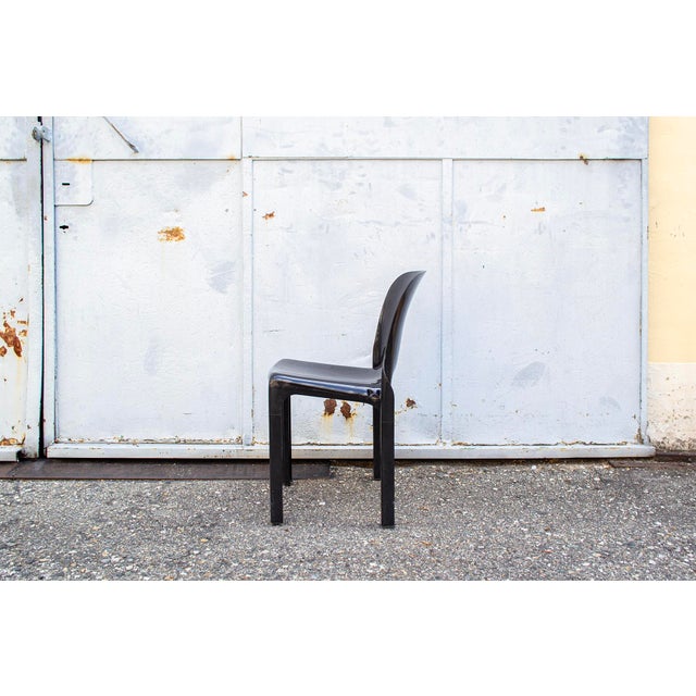 Selene Chairs by Vico Magistretti for Artemide, 1960s, Set of 4 For Sale - Image 3 of 6