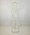 White Tubular Mannequin Silhouette Coat Rack, Italy, 1980s, in Very Good conditions. Designed 1980 to 1989