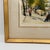 French Country Vintage Paris Seine Watercolor, Notre Dame Street Scene, Framed Original Signed “Tia” For Sale - Image 3 of 8