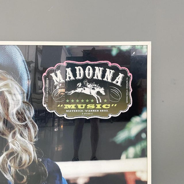 Italian Post-Modern Print of the Album Music by Singer Madonna, 2000s For Sale - Image 3 of 10
