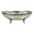 Vintage Wallace 214 Victorian Style Silver Plated Oval Footed Fruit Bowl For Sale