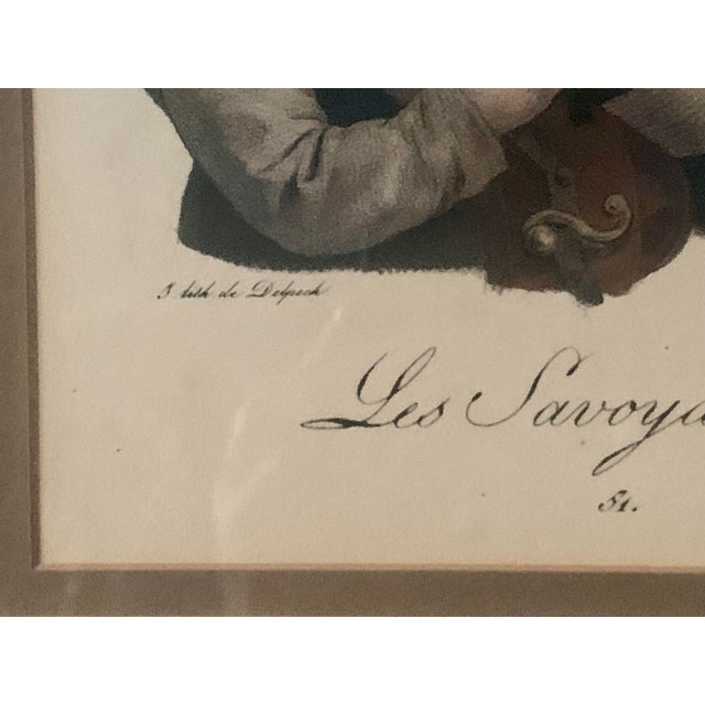 Paper 19th Century "Les Petits Ramoneurs (The Little Chimney Sweeps)" After Louis Léopold Boilly, No 49 Print, Framed For Sale - Image 7 of 12