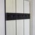 Black Italian Mirror Coat Rack on Three-Panel Glass and Black Lacquered Wood, 1980s For Sale - Image 8 of 11