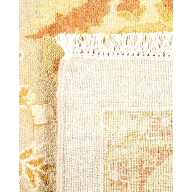 2000 - 2009 Mogul, One-of-a-Kind Hand-Knotted Area Rug in Ivory, 8' 4" x 10' 8" For Sale - Image 5 of 8