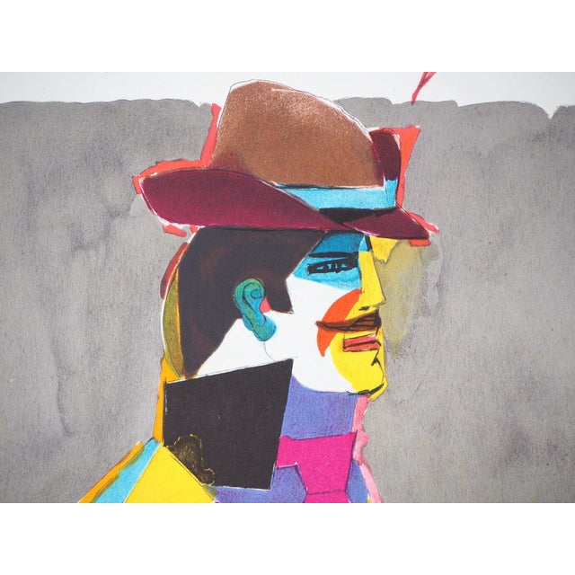 Richard Lindner, Couple avec un tigre, Lithograph For Sale - Image 8 of 10