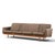 Mid-Century Modern Hans Wegner Style Mid Century Danish Teak 4 Seater Sofa For Sale - Image 3 of 9