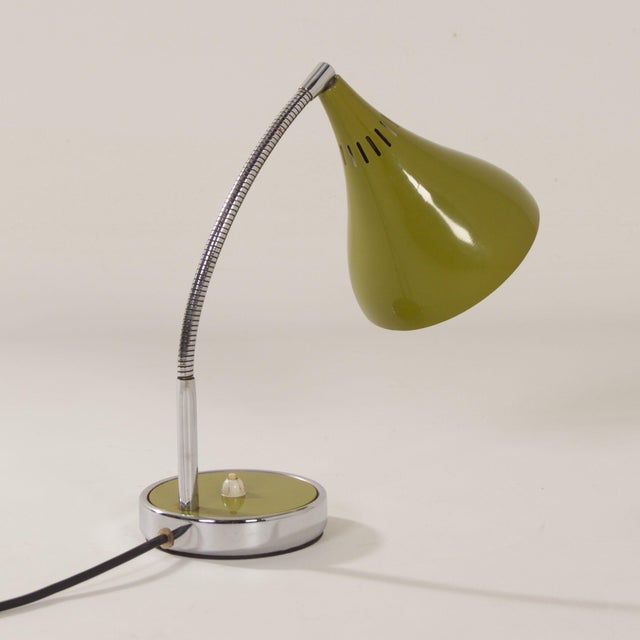 Green Desk Light, Florence, Italy, 1960s For Sale - Image 10 of 11
