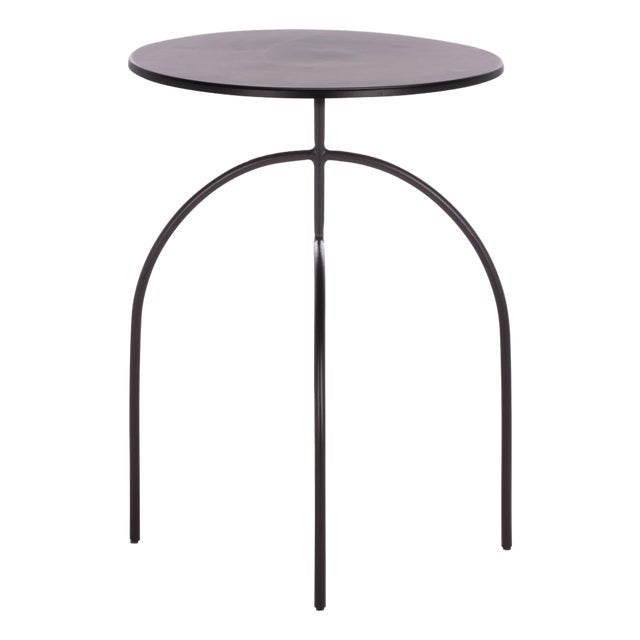 Saburo Ronin Accent Table in Black, 22" For Sale