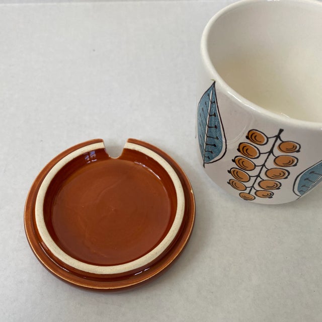 Mid Century Jam Jar With Lid For Sale In Chicago - Image 6 of 7