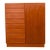 Danish Teak Mid Century Tall Dresser Armoire Dresser Wardrobe for Uldum Møbelfabrik For Sale