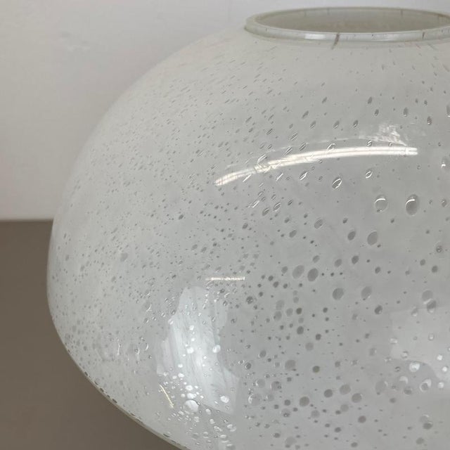 Large Glass UFO Table Light from Glashütte Limburg, Germany, 1970s For Sale - Image 4 of 18