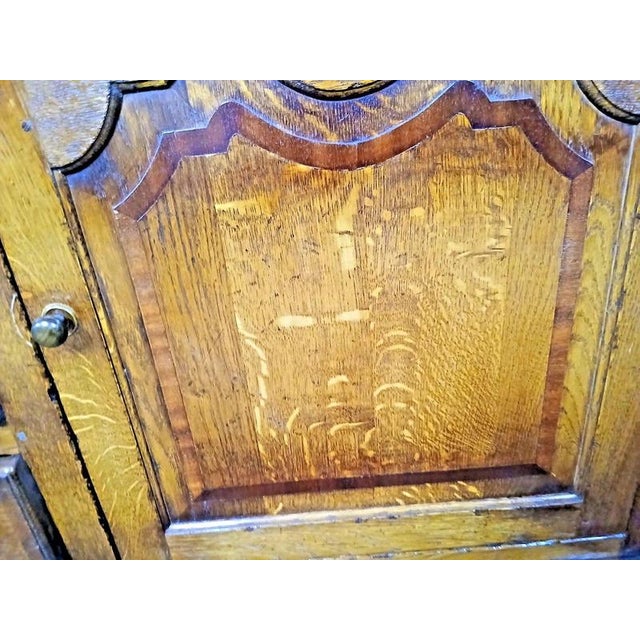 Brown Mid-Century Victorian Oak Dresser from Ipswich, 1950 For Sale - Image 8 of 18