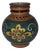 Vintage Ceramic Vase with Floral Motif, 1980s For Sale