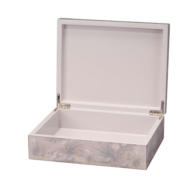 2020s Jamie Young Garland Decorative Box, Lavender For Sale - Image 5 of 5