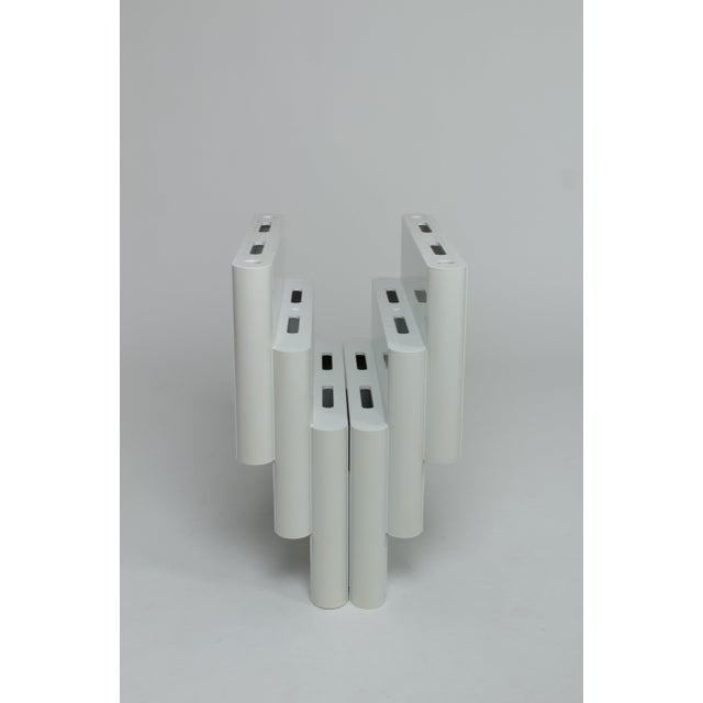 White Magazine Rack Mod.4675 by Giotto Stoppino for Kartell, Italy, 1970 For Sale - Image 8 of 9