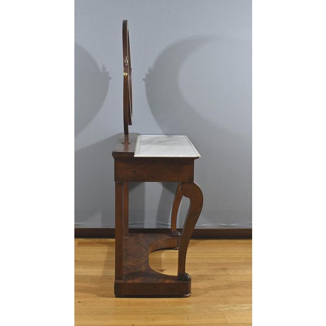 Burl Mahogany Dressing Table, Early 19th Century For Sale - Image 11 of 18