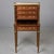 Found in France, this small writing desk, or bonheur du jour, dates from approximately 1900. The desk appears to be made...