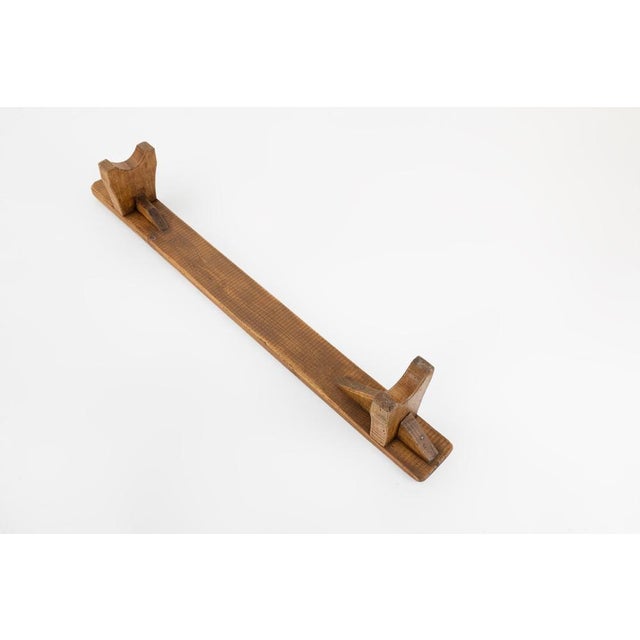 Rustic Low Bench in Wood, France, 1850s For Sale - Image 10 of 11