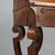 Wood Italian Empire Desk in Walnut with Marble Top For Sale - Image 7 of 12