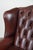 Chesterfield Wing Chair in Cowhide Leather For Sale - Image 10 of 13