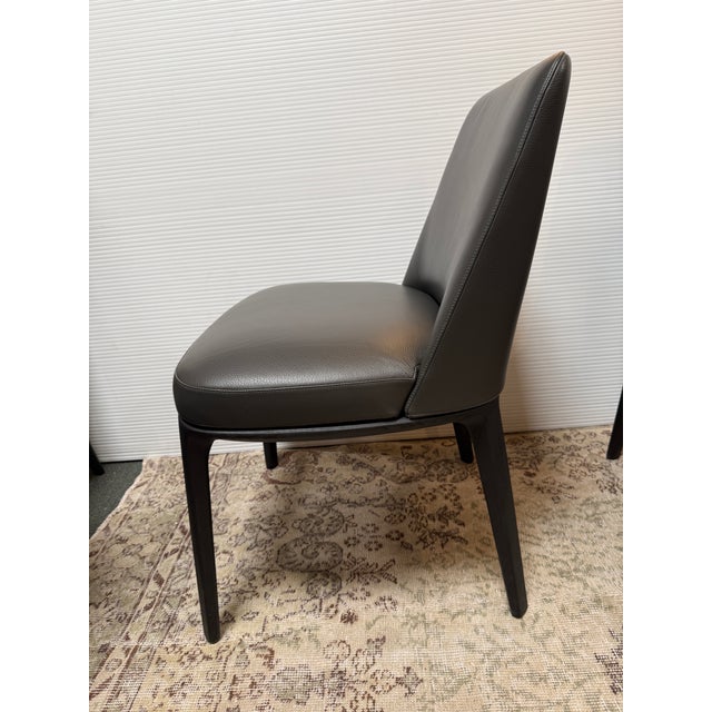 Poliform Sophie Side Dining Chairs, Set of Eight For Sale - Image 9 of 12