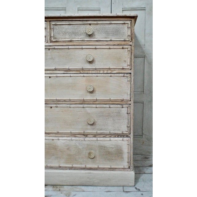 Bleached Ash Chest of Drawers from Howard & Sons., 1880 For Sale - Image 6 of 14
