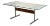 Rosewood & Chrome Dining Table For Sale