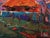 2020s Oil Painting Sunset Village Glow Oleksiy Ivanyuk For Sale - Image 5 of 8
